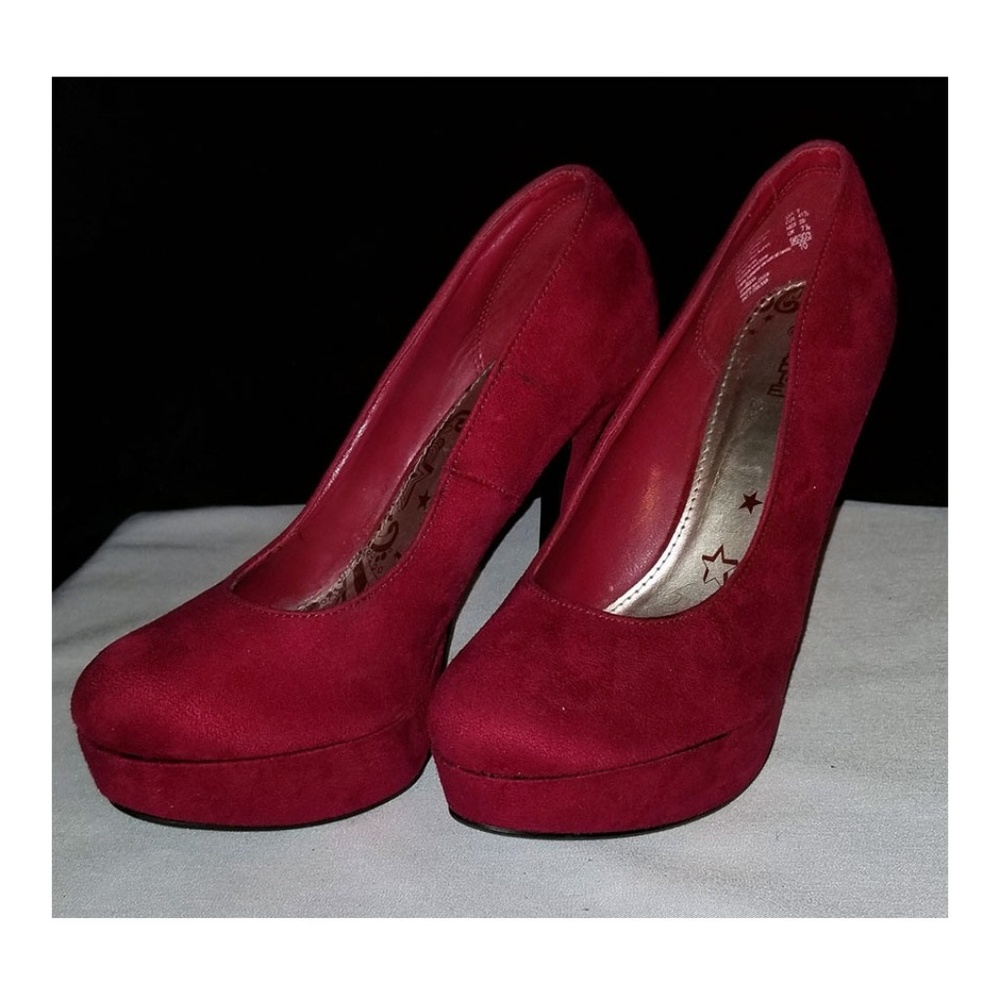 Brash Red High Heel Pumps